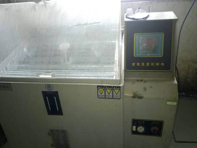 Salt spray testing